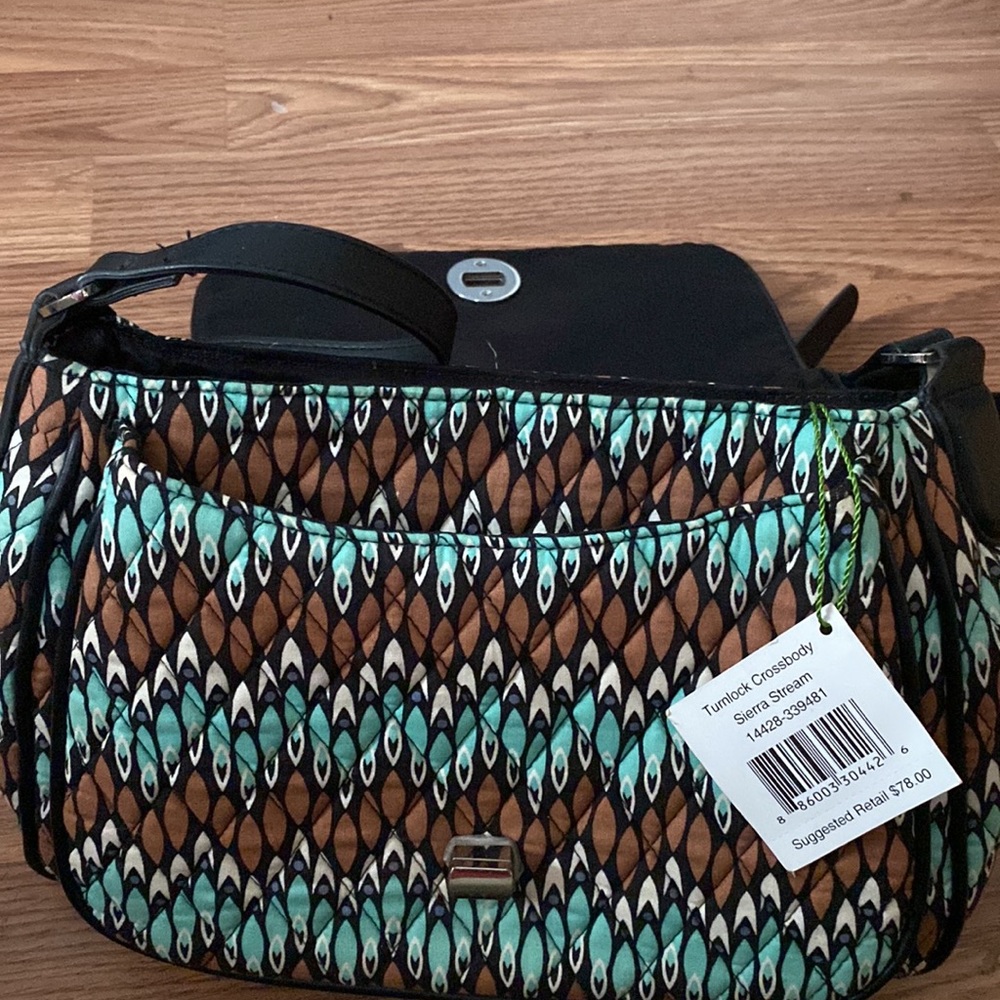 Vera Bradley Turn Lock Crossbody Brand New
